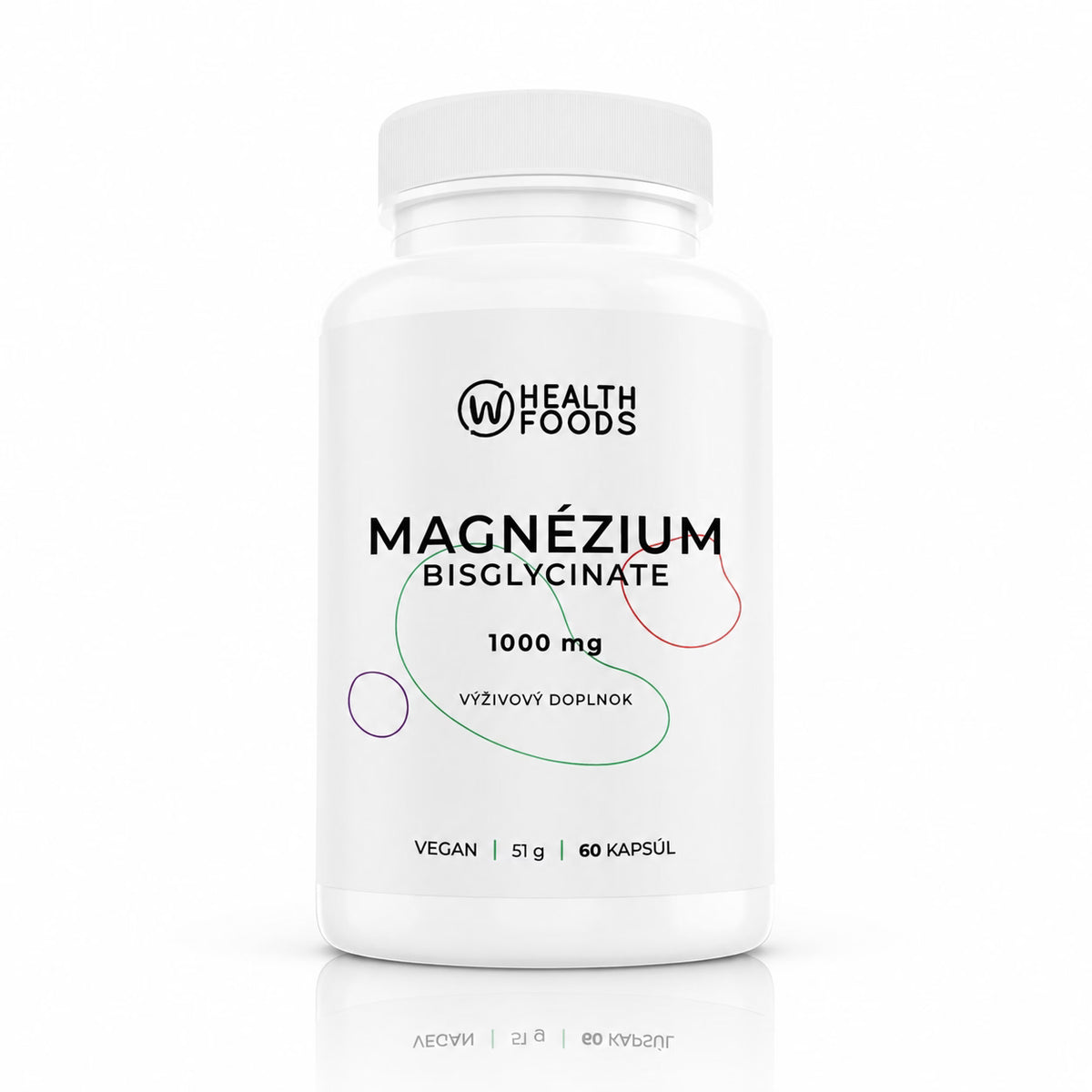 Magnézium 1000 mg (Bisglycinát horečnatý) + Vitamín B6 P-5-P