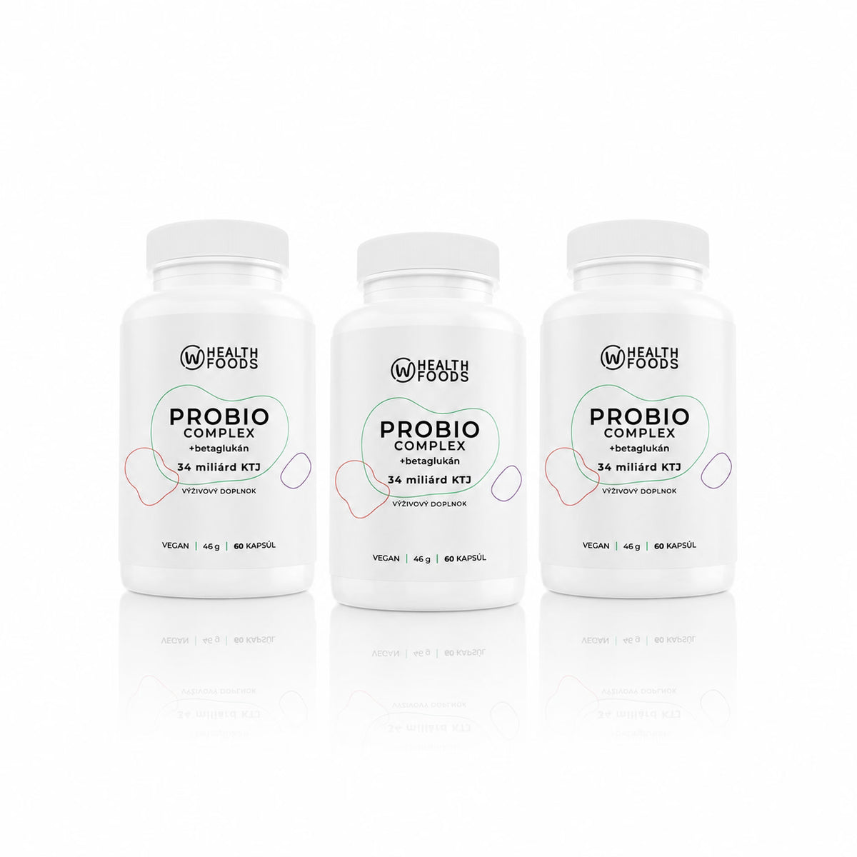 wHealth Zdravé trávenie - 3x Probio Complex